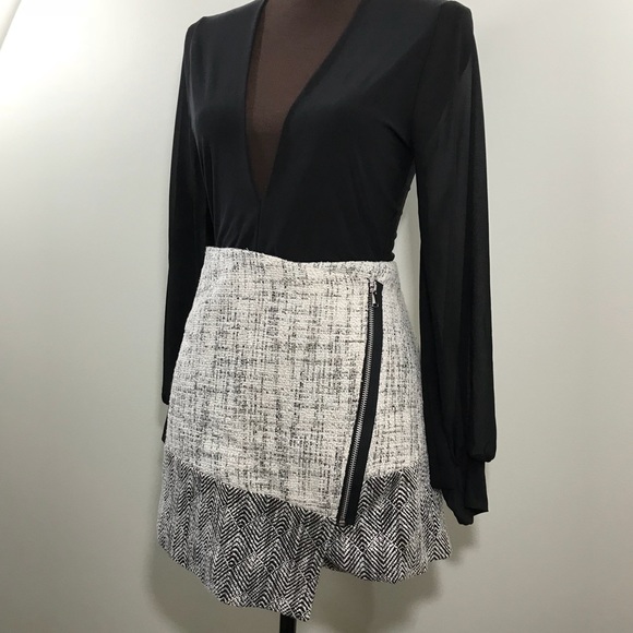 RACHEL Rachel Roy Dresses & Skirts - Rachel Roy Tweed Skirt w/ Side Zipper